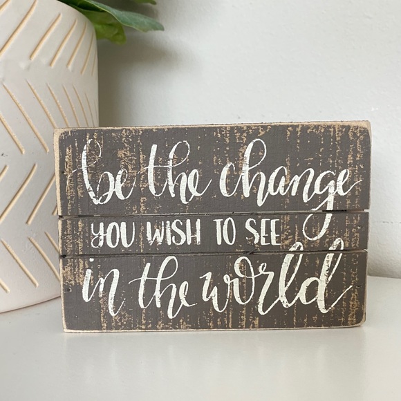 Small Wood Sign - Picture 2 of 4